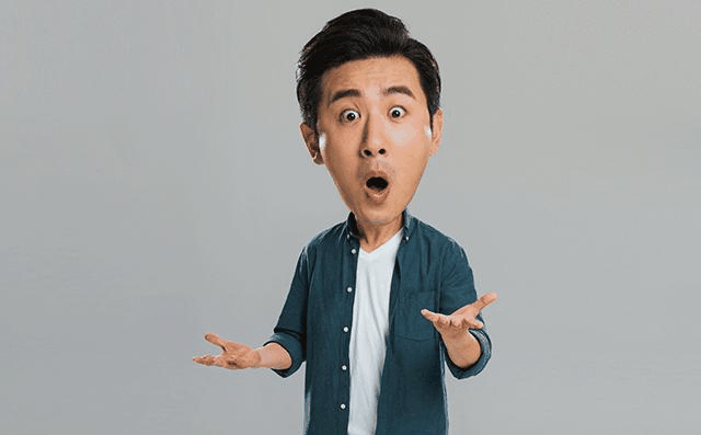 男生演讲时的手势