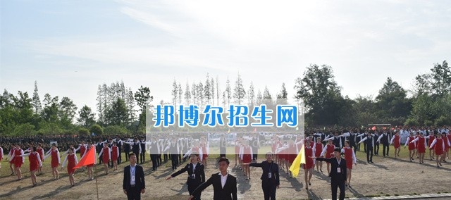 四川爱华学院2017年第七届春季田径运动会盛大开幕