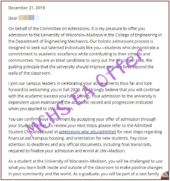 威斯康星大学麦迪逊分校Offer.jpg