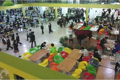 金苹果双语学校食堂