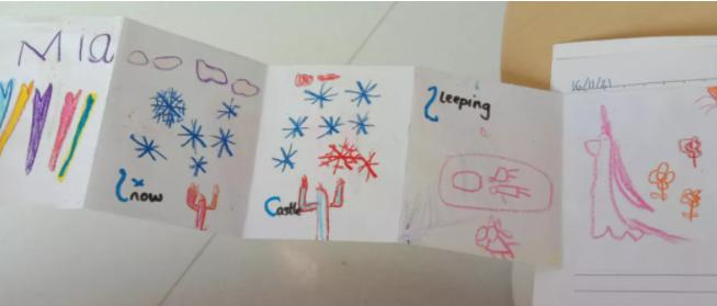 杭州威雅幼儿园学生画画