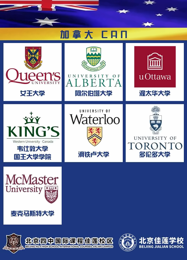 北京四中国际课程佳莲校区升学情况加拿大方向