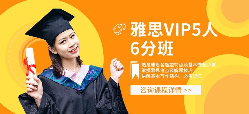广州环球雅思VIP5人6分班