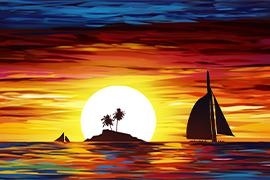 彩色手绘