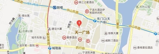 宁波海曙区韦博英语地址-百度地图