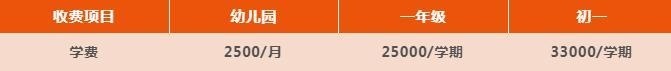 中加枫华国际学校学费