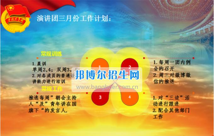 南充师范学校校团委召开2016——2017学年度(下)期次学生干部大会