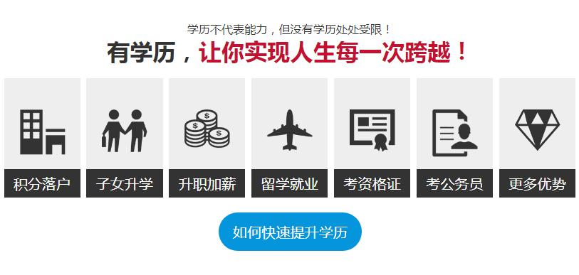 有学历，让你实现人生每一次跨越！