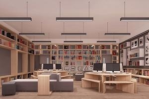 济南天山实验学校电子阅览室