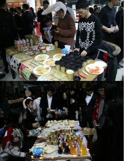 中加枫华国际学校2017圣诞趴：美食