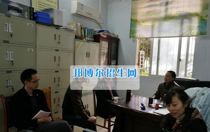 四川省营山职业高级中学光临南充师范学校交流学习