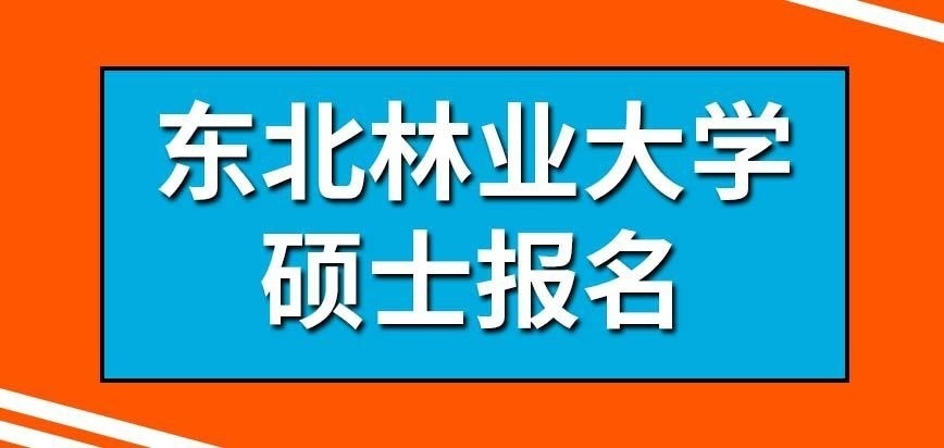 东北林业大学在职研究生硕士报名