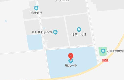 张北县中学地址在哪里