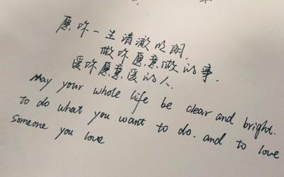 中文信息的测试