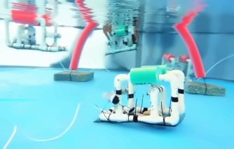 铭远水下机器人试验