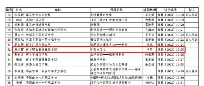 新乡职业教育中心