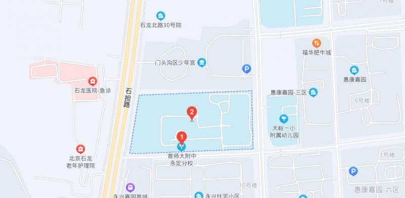 永定地图