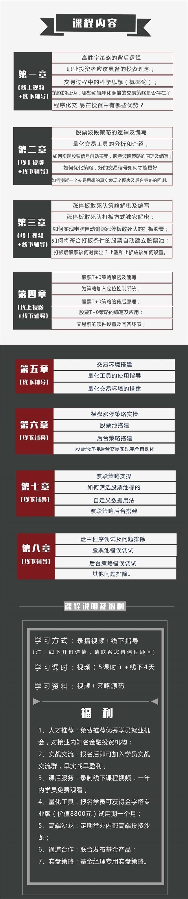 股票量化进阶班