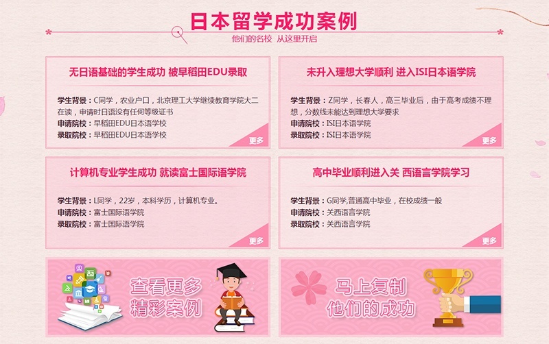 日本留学成功案例