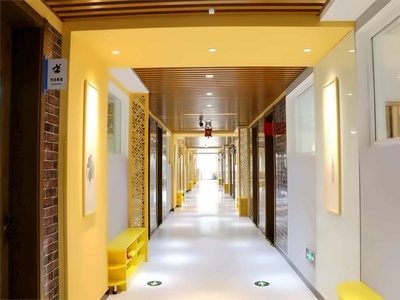 北京市新学道临川学校国际部 日本国际高中校园一角