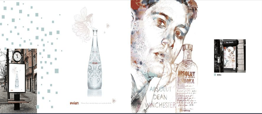 广告设计学员作品