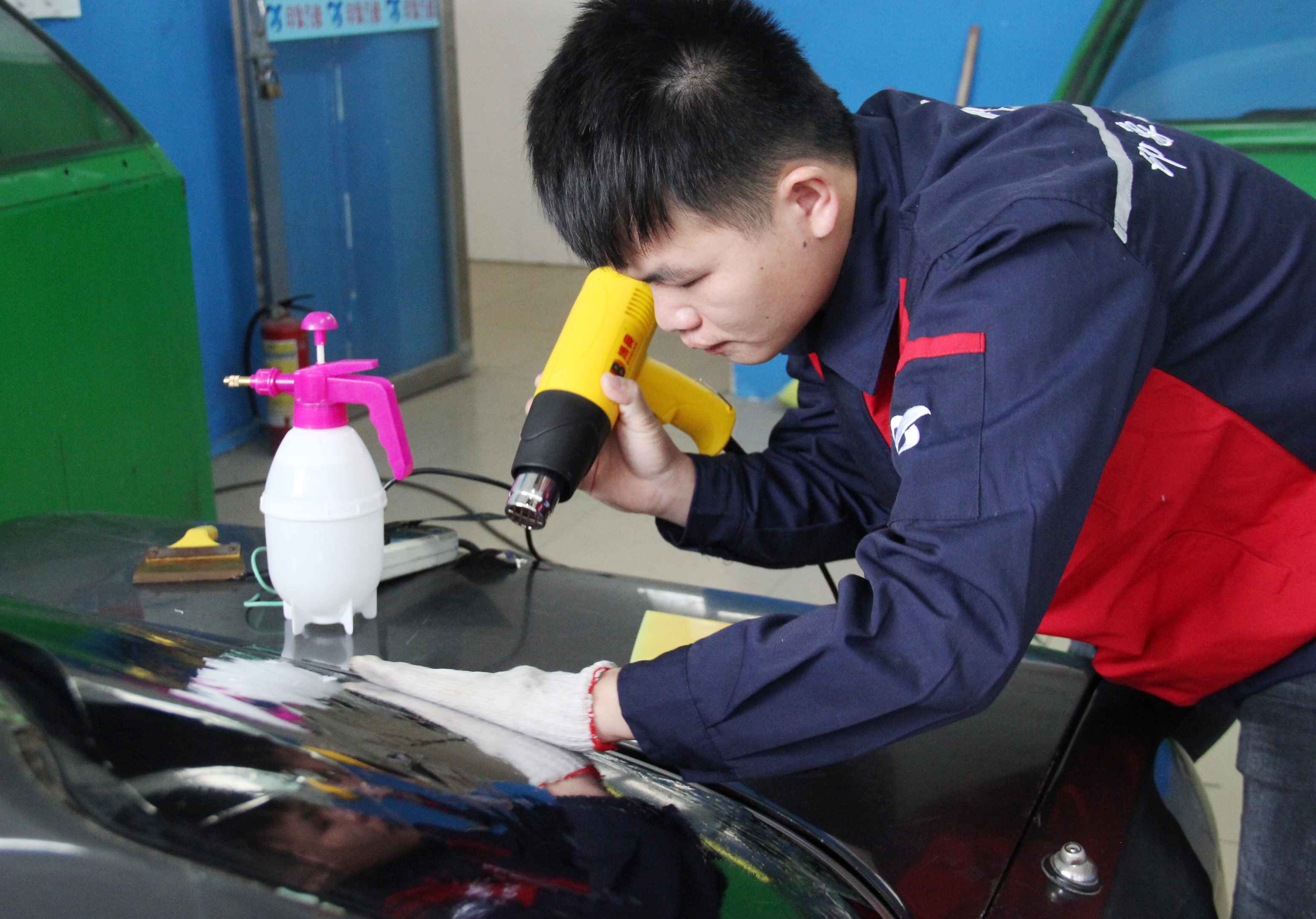  印象学子汽车贴膜实操课