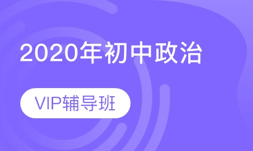 2020年初中政治VIP辅导班