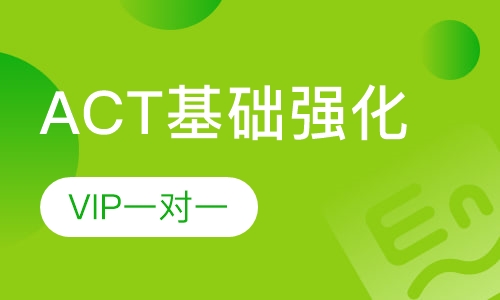 ACT基础强化一对一