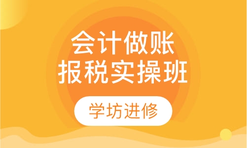 会计做账报税实操班