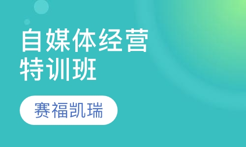 自媒体经营特训班