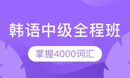 韩语中级全程班