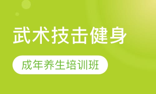 成人武术技击健身养生培训班