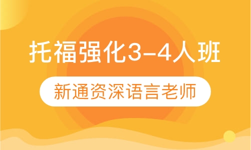 寒假班-托福强化3-4人班