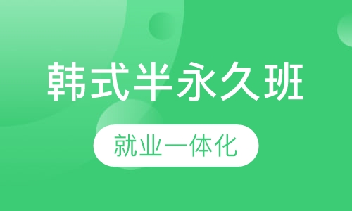 韩式半永久班