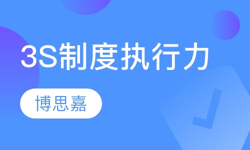 3S制度执行力咨询项目