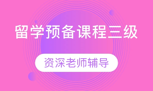 留学预备课程三级