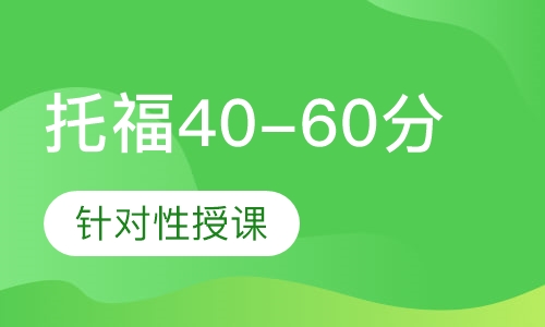 托福40-60分段VIP1-3人班