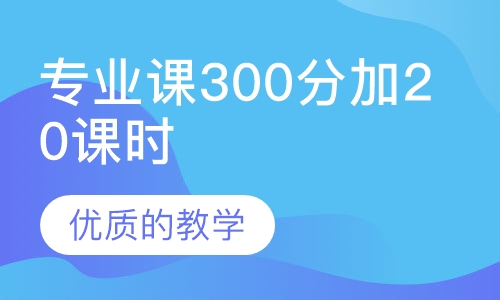 2019届考研专业课300分加20课时