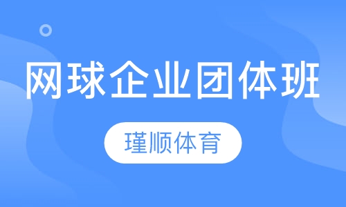瑾顺网球企业团体班课程
