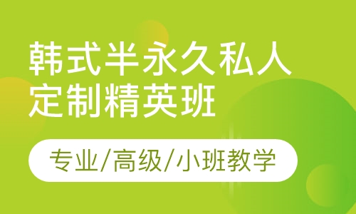 韩式半永久私人定制（精英班）