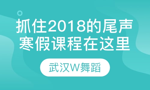 抓住2018的尾声，寒假课程在这里