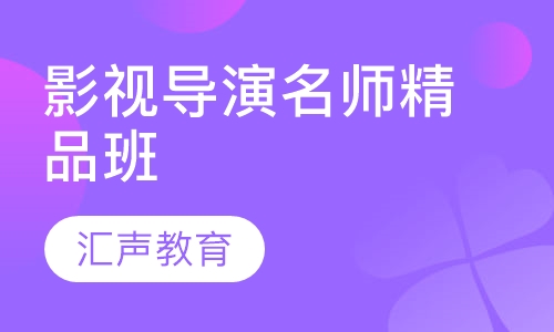 影视导演名师精品班