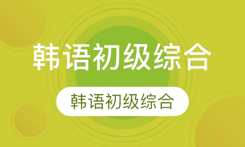 韩语初级综合培训