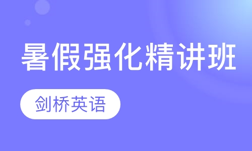暑假强化精讲班