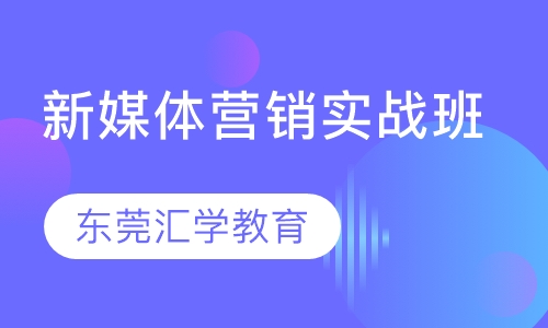 新媒体营销实战班