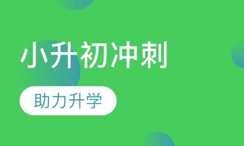 小升初冲刺