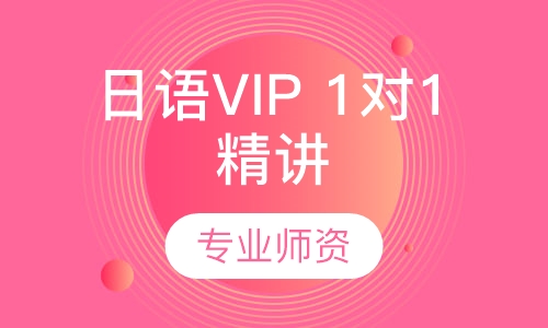 日语VIP 1对1 精讲套餐