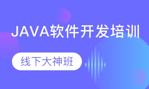 Java软件开发培训-线下大神班