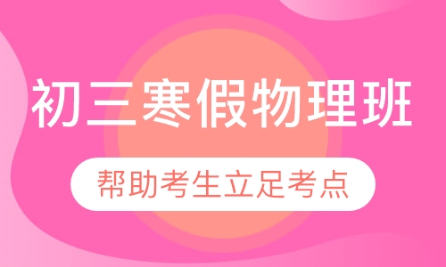 初三寒假物理班
