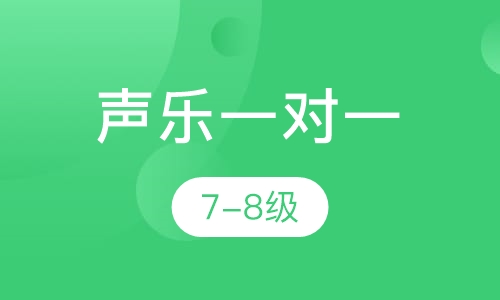 声乐一对一  7-8级